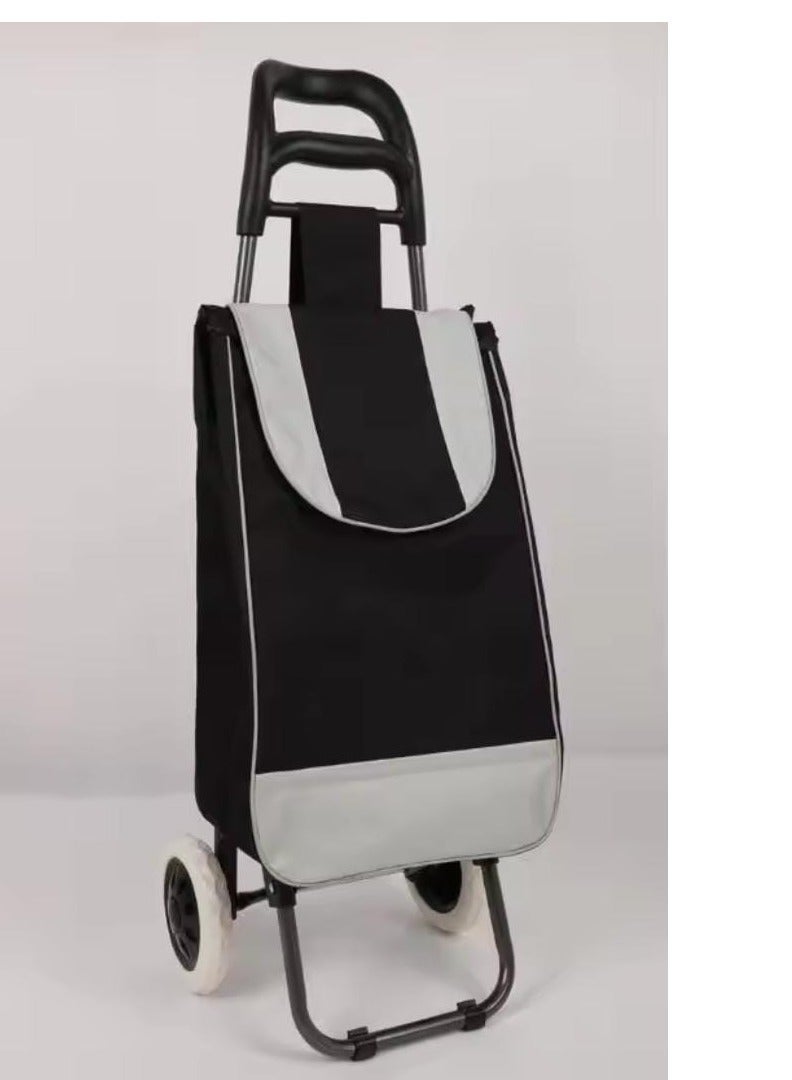 عربة تسوق منزلية محمولة وقابلة للطي سعة 45 لتر - Image 5